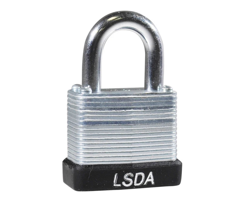 LSDA PADLOCK LAMINATED 30MM BODY 11/16" SHACKLE Keyed Alike