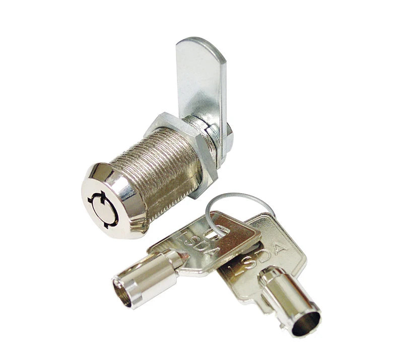 LSDA 1-1/2" CAM LOCK TUBULAR NICKEL KEYED DIFFERENT