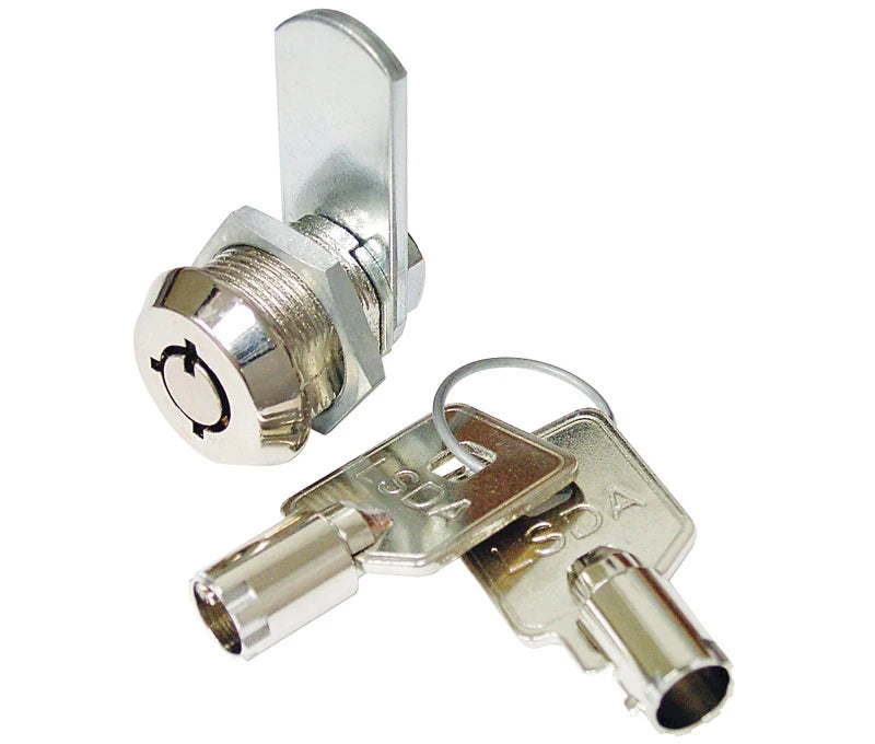 LSDA 3/8" CAM LOCK TUBULAR NICKEL KEYED ALIKE