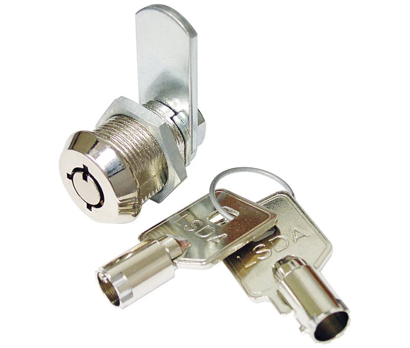 LSDA 7/8" CAM LOCK TUBULAR NICKEL KEYED ALIKE