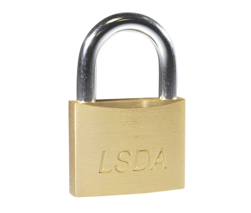 LSDA PADLOCK SOLID BRASS 45MM BODY 1-3/16" SHACKLE BP450KA850