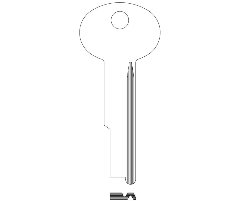 Key Blank 1068B