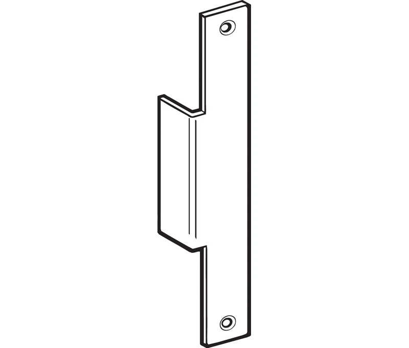 DON-JO ALUMINUM FRAME FILL PLATE FOR ELECTRIC STRIKE - AF29SL - 075384