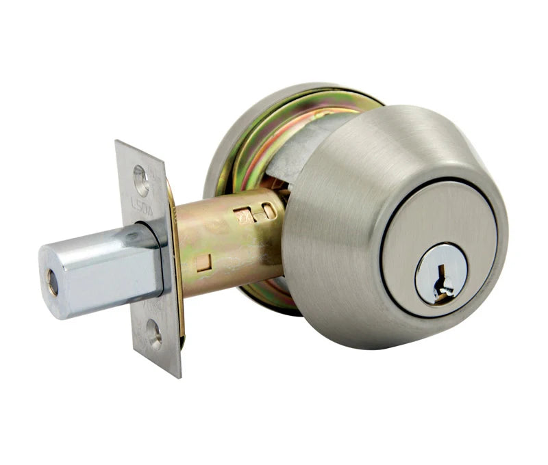 LSDA GRADE 2 DEADBOLT SINGLE CYLINDER WR5 KEYWAY ADJUSTABLE BOLT