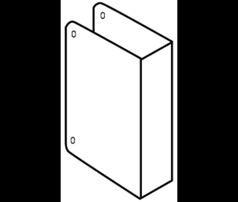 DON-JO WRAP FOR 1-3/4" THICK DOOR 4-1/4" X 4-1/2" BLANK - 80S CW