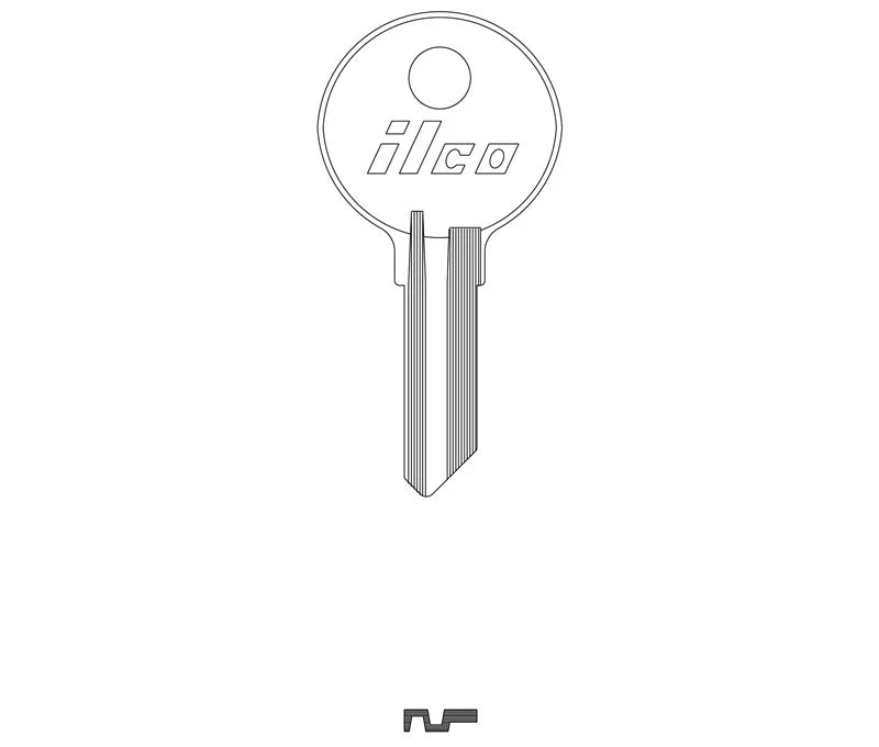 Key Blank 1069 RO1