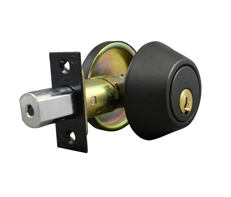 LSDA GRADE 3 DEADBOLT WEISER KEYWAY SINGLE CYLINDER ADJUSTABLE UL