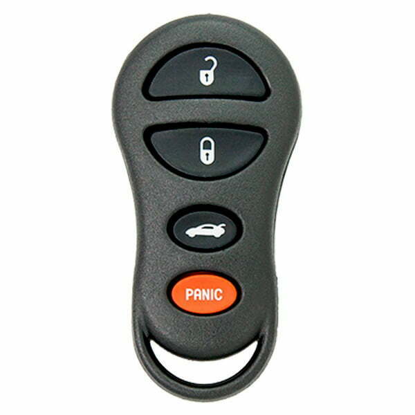 2001-2006 Chrysler Jeep Dodge 4-Button Keyless Entry Remote (Aftermarket)