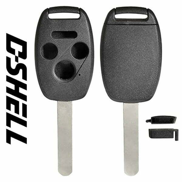 2003-2015 Honda / 4-Button Remote Head Key / D-SHELL