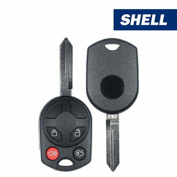 2005-2012 Ford Lincoln 4-Button Old Style Remote Head Key SHELL for OUCD6000022 / H75 (Aftermarket)