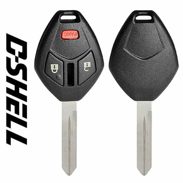 2006 – 2007 Mitsubishi / 3-Button Remote Head / D-SHELL / MIT9