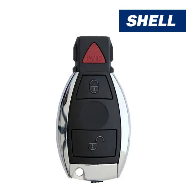2007-2018 Mercedes Benz 3-Button Smart Key Shell (Aftermarket)