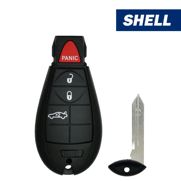 2008-2019 Chrysler Dodge Jeep 4-Button Fobik Key SHELL Aftermarket
