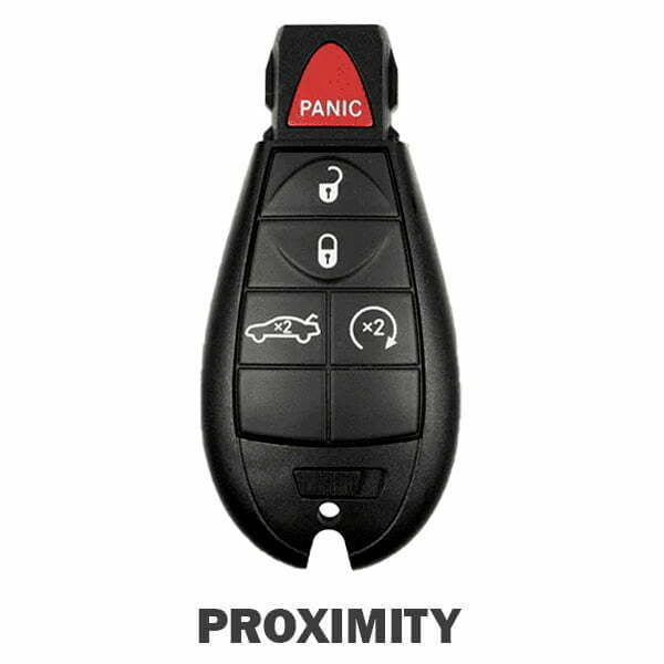 2009-2013 Jeep Grand Cherokee Dodge Durango 5-Button Keyless Aftermark