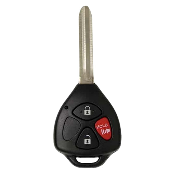 2009-2016 Toyota / 3-Button Remote Head Key (G Chip) / FCC: GQ429T / PN: 89070-02640 (Aftermarket)