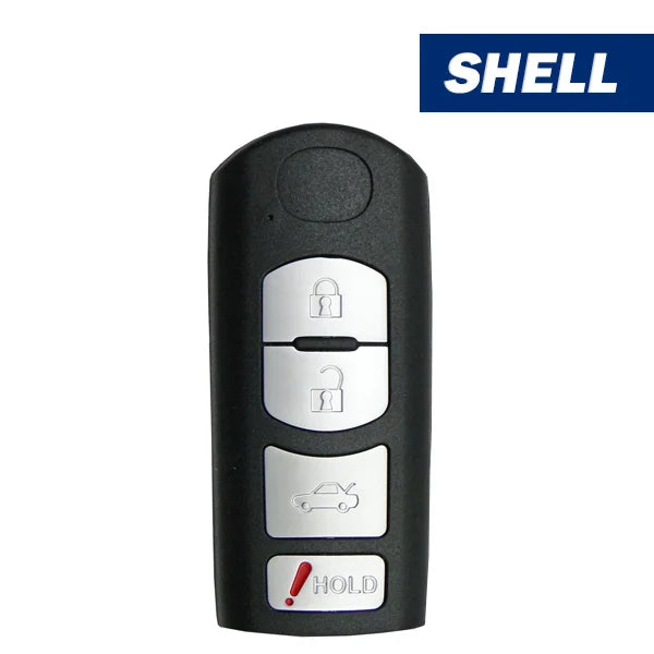 2009-2019 Mazda / 4-Button Smart Key SHELL (Aftermarket)