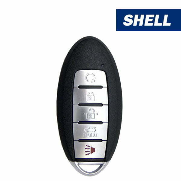 2009-2019 Nissan 5-Button Smart Key Shell (Aftermarket)