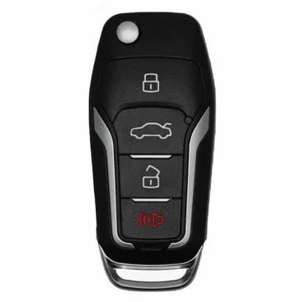 2013-2018 Ford / 4-Button Flip Key / OUCD6000022 (Aftermarket)