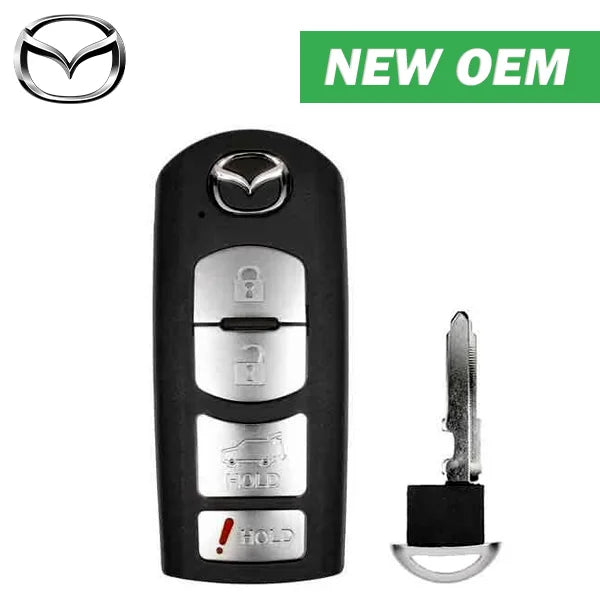 2016-2020 Mazda CX-5 CX-9 /4-Button Smart Key w/ Hatch (OEM)