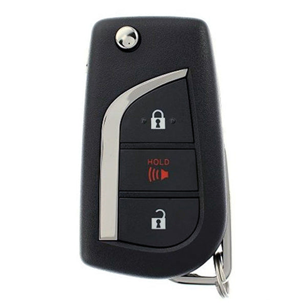 2019-2022 Toyota RAV4 / 3-Button Remote Flip Key (H Chip)