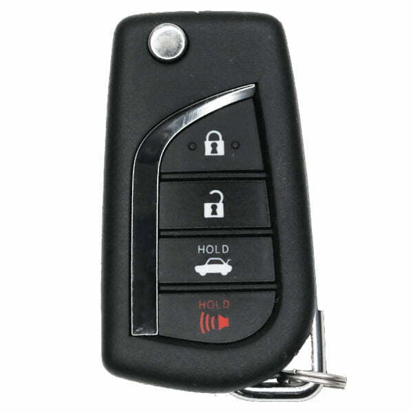 2019-2023 Toyota Corolla / 4-Button Flip Key / FCC ID: HYQ12BFH / PN: 89070-02E00 / Canadian Version (Aftermarket)