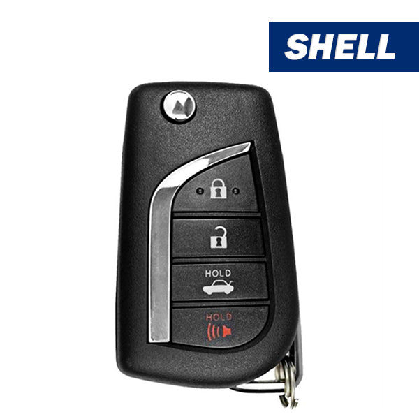 2019-2023 Toyota Corolla Camry / 4-Button Flip Key SHELL / HYQ12BFH HYQ12BFB (Aftermarket)