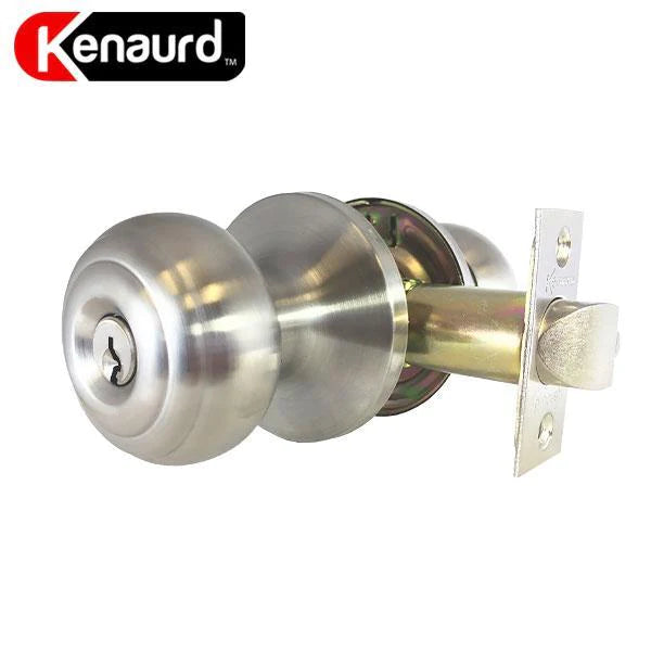 Kenaurd Silver KW1 Keyway Mushroom Entry LockSet