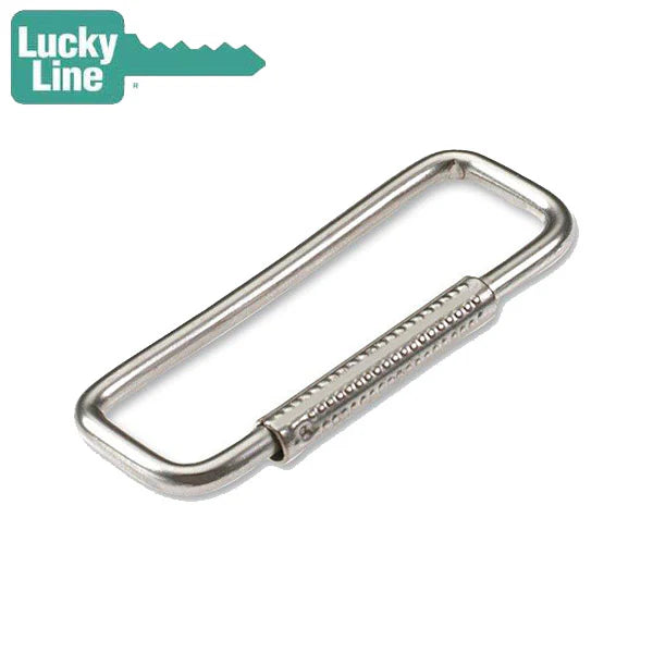 LuckyLine - 70401 - Spring Sleeve Key Ring - Silver