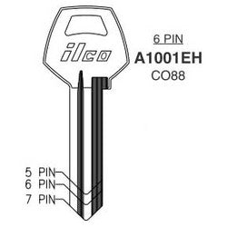 Key Blank A1001EH CO88