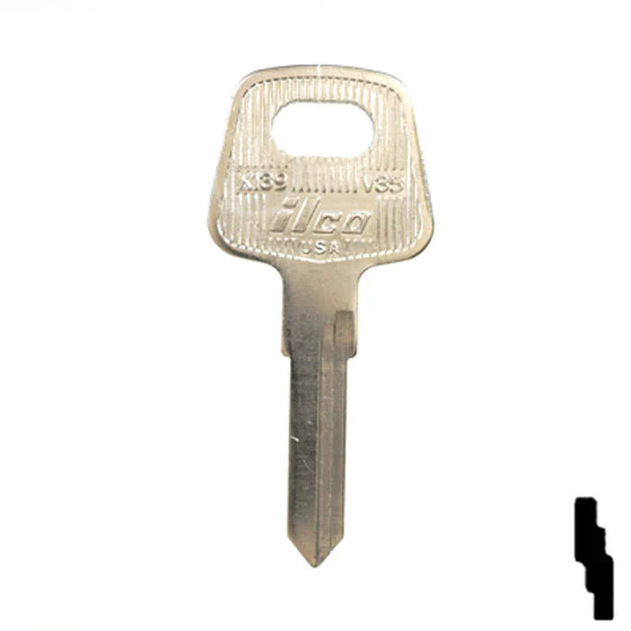 Vehicle Key Blank X139 V35