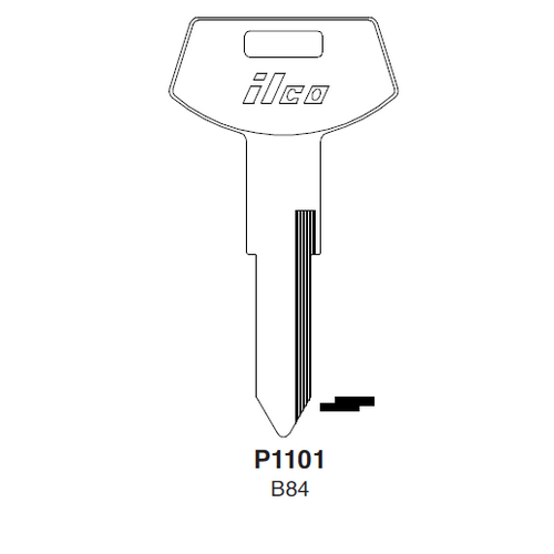 Vehicle Key Blank P1101 B84