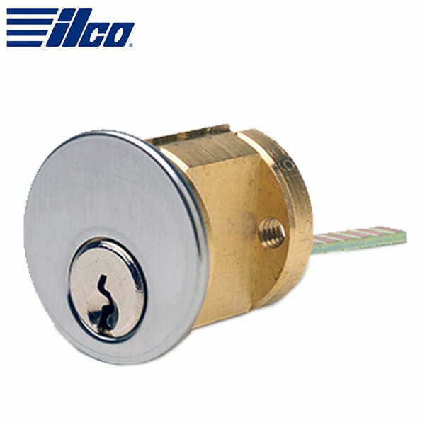 ILCO Rim Cylinder SC1 Schlage C Keyway 5 Pin 2 3 ⁄ 8” Satin Chrome