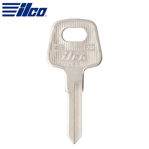 Vehicle Key Blank X88 PA8