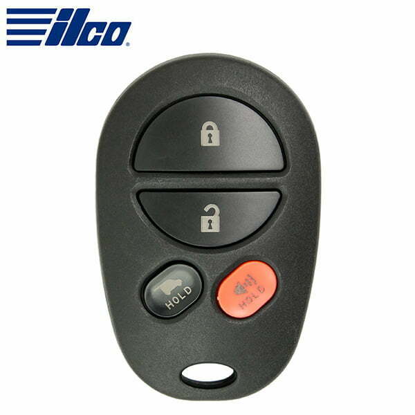 ILCO Look-Alike™ 2008-2017 Toyota Sequoia / 4-Button Keyless Entry Remote / PN: 89742-0C040 (RKE-TOY-4B2) RKE-TOY-4B2