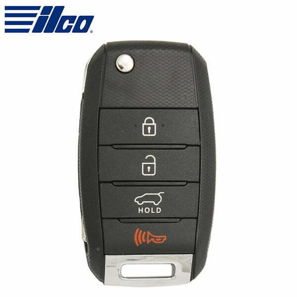 ILCO Look-Alike™ 2016-2020 Kia Sorento / 4-Button Flip Key / PN: 95430-C5100 / FCC ID: OSLOKA-910T / NO CHIP (FLIP-KIA-4B8)