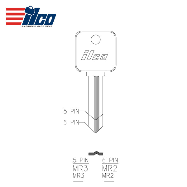 Key Blank MR3 (5 Pin)