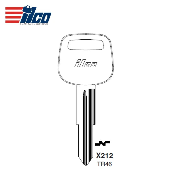Vehicle Key Blank X212 TR46
