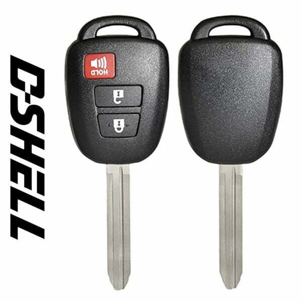 Toyota 3-Button Remote Head / D-SHELL / TOY43