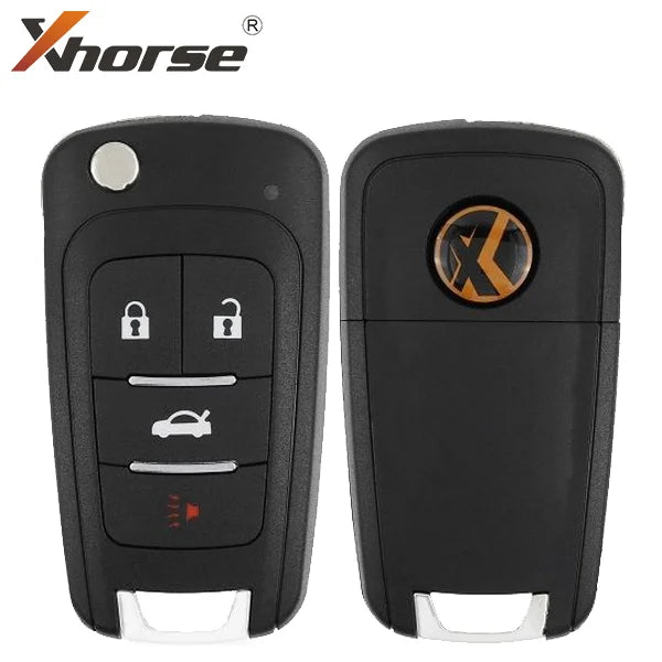 Xhorse – GM Style / XNBU01EN / 4-Button Flip Remote Key for VVDI Key Tool (Wireless)- XHS-XNBU01EN