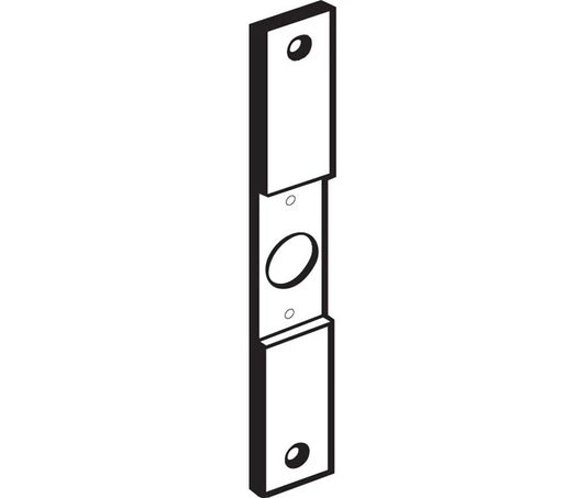 DON-JO MORTISE LOCK FILLER PLATE 8" X 1-1/4" SINGLE HOLE