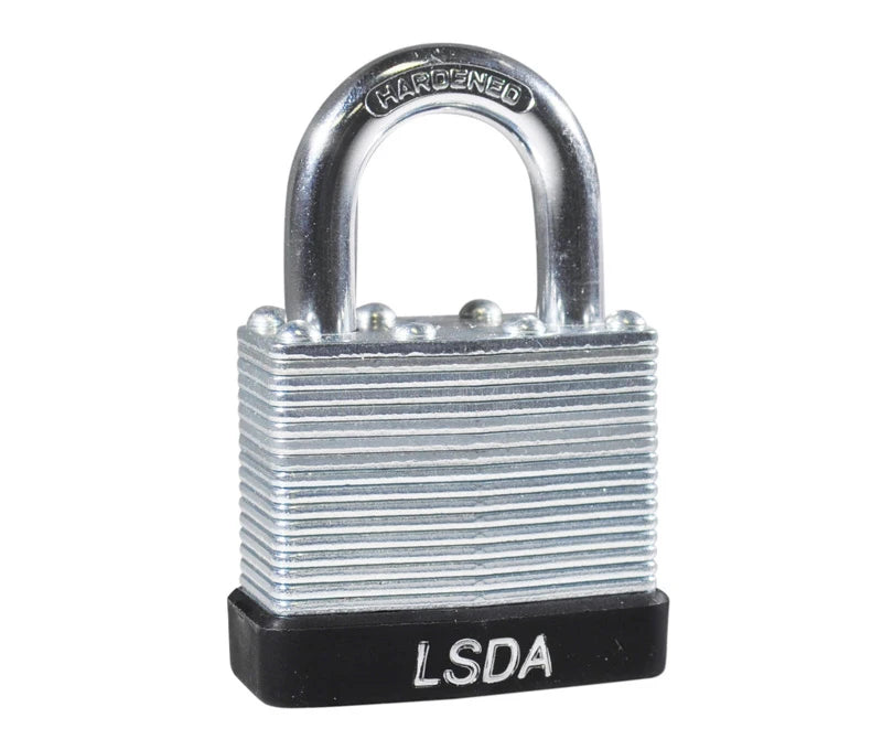 LSDA PADLOCK LAMINATED 40MM BODY 13/16" SHACKLE 009223 - LP40KA FE0371 Metro Lock & Key