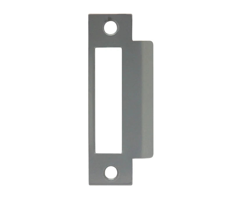 DON-JO MORTISE LOCK STRIKE 4-7/8" X 1-1/4" SILVER