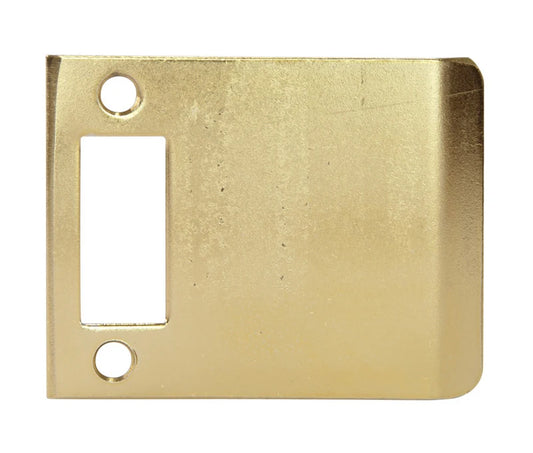 DON-JO EXTENDED LIP STRIKE 2-3/4" X 3" BRASS 