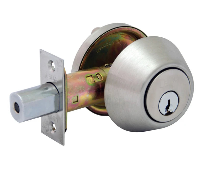 LSDA GRADE 3 STAINLESS STEEL SINGLE CYLINDER DEADBOLT SCHLAGE C keyway