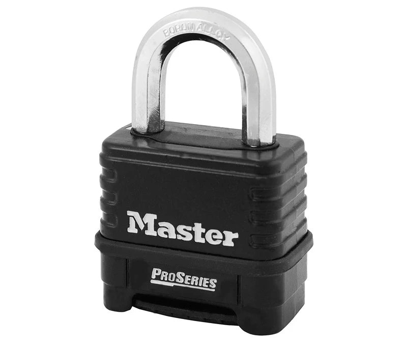 MASTER LOCK COMBINATION PADLOCK RESETTABLE CAST COVERED