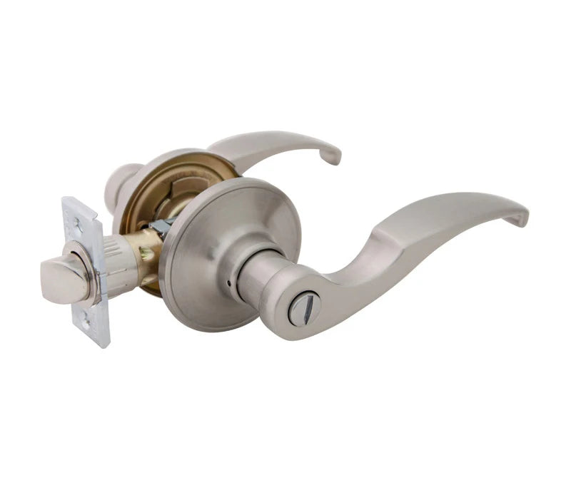 LSDA GRADE 3 PRIVACY LEVER LASALLE SATIN NICKEL