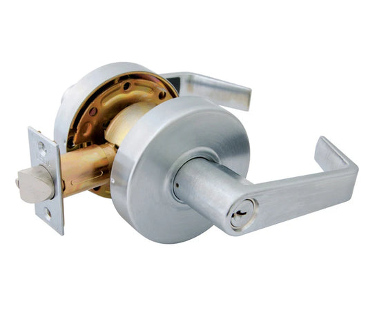 LSDA GRADE 2 STOREROOM LEVER EDMONTON CLUTCH UL 2-3/4" 6-PIN SCHLAGE C