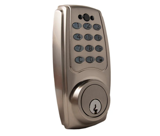 LSDA DEADBOLT ELECTRONIC KEYPAD SATIN NICKEL
