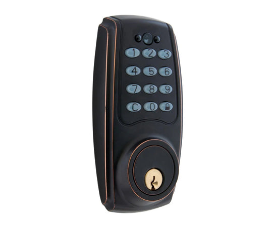 LSDA DEADBOLT ELECTRONIC KEYPAD AGED BRONZE SCHLAGE KEYWAY