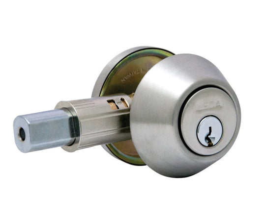 LSDA GRADE 3 SINGLE CYLINDER DEADBOLT SC4 KEYWAY ADJUSTABLE DI